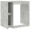 vidaXL Kabinet na práčku Betónová 87 x 60 x 89 cm Kompozitné drevo