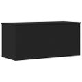 vidaXL Úložný box čierny 100x42x46 cm kompozitné drevo
