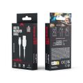 Kábel Maxlife USB - microUSB 1,0 m 2A biely