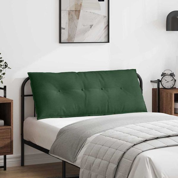 vidaXL Poduška na chrbát Jungle Green 120 x 50 cm Kordúrová tkanina