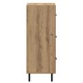 vidaXL Servírovacia skriňa dub artisan 34 x 34.5 x 90 cm