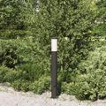 vidaXL Stĺpikové svietidlo so zásuvkou 80 cm nehrdzavejúca oceľ IP44