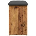 vidaXL Lavička na topánky Old Wood 82x32x50 cm Engineered Wood