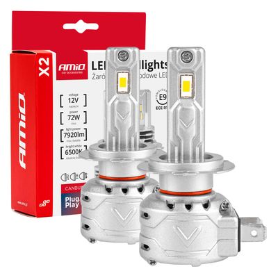 LED žiarovky hlavného svietenia X2 Series H7 AMiO