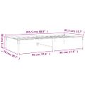 vidaXL Denná posteľ bez matracom 80x200 cm masívna borovica