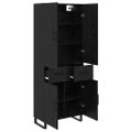 vidaXL Highboard 2 ks Čierny dub 69,5 x 34 x 180 cm