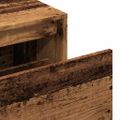 vidaXL Lavica do predsiene 80x40x45 cm Old Wood Engineered Wood