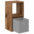 vidaXL Nočný stolík 2 ks Staré drevo 25,5 x 22 x 49,5 cm