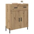 vidaXL Servírovacia skriňa Remeselný dub 69,5 x 34 x 90 cm