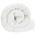 vidaXL Zimný prehoz Biela 260 x 240 cm Bambus