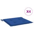 vidaXL Podložky na záhradné stoličky 4 ks 50x50x3 cm, oxfordská látka