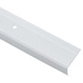 vidaXL Schodové hrany 30 ks Strieborná 67 x 3.5 x 3 cm Hliník