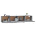 vidaXL Nástenné skrinky 2 ks sivé sonoma 100x36,5x35cm sprac. drevo