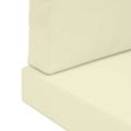 vidaXL Vankúš na vonkajšiu pohovku Polyester Krémová 60 x 60 cm