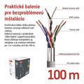 Datový kábel FTP 5E, 100m