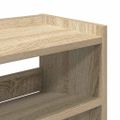 vidaXL Regál na topánky dub sonoma 80x25x62 cm spracované drevo