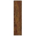 vidaXL Botník dymový dub 63x24x103 cm spracované drevo