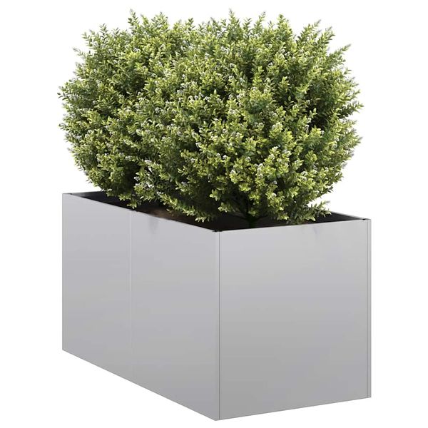 VidaXL kvetináč 40x80x40 cm Pozinkovaná oceľ