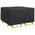 vidaXL Obal na nábytok Jednofarebný Čierna 150 x 150 x 75 cm 420D