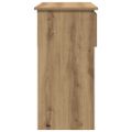 vidaXL konzolový stolík so zásuvkami dub artisan 85,5x38,5x74,5 cm