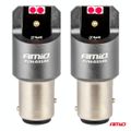 LED CANBUS PRO series BAY15D P21/5W 4x3030 SMD Red 12/24V AMIO-03586