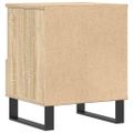 vidaXL Nočné stolíky 2 ks dub sonoma 40x35x50 cm kompozitné drevo
