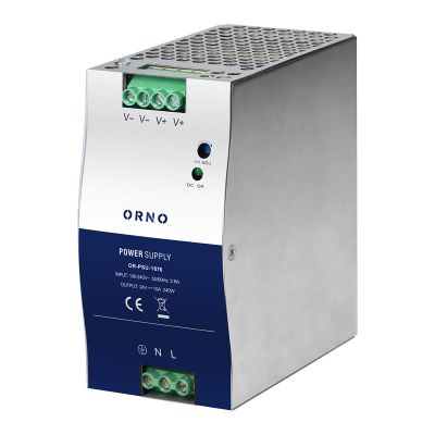 ORNO OR-PSU-1676 Priemyselný spínaný zdroj 24V DC 10A 240W na DIN lištu