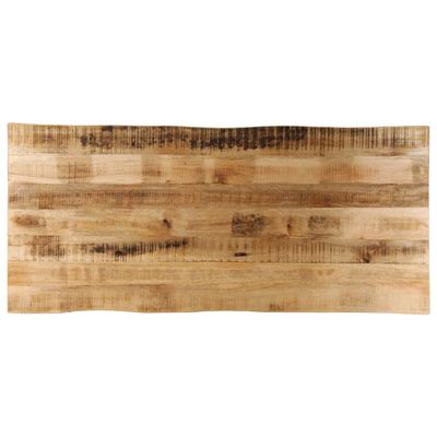 vidaXL Stolová doska živá hrana 140x60x3,8 cm masívny surový mangovník