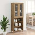 vidaXL Highboard Remeselný dub 69,5 x 34 x 180 cm