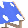 vidaXL Herná veža Hnedá 110.5 x 52.5 x 215 cm Masívne borovicové drevo