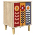 vidaXL Nočný stolík ESSEN Dub sonoma 36 x 33 x 50 cm Kompozitné drevo