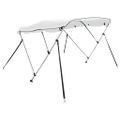 vidaXL Strieška Bimini s 3 oblúkmi a stenami 183x(154-167)x137 cm