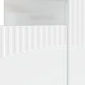 vidaXL LED TV kabinet Biela s vysokým leskom Kompozitné drevo