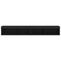 vidaXL TV skrinky s LED svetlami 2 ks čierne 100x30x30 cm