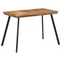 vidaXL Jedálenský stôl 120x62x76 cm tíkové masívne drevo