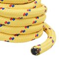 vidaXL Lano na čln 4 mm 10 m Žltá