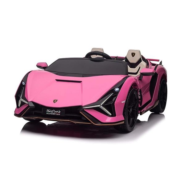 Qileshi Elektrické autíčko Lamborghini Sian ružová