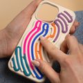 DIY puzdro Snake pre iPhone 14 Pro 6,1" béžové