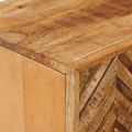 vidaXL Úložné skrine Hnedá 60 x 33,5 x 100 cm Masívne mango drevo