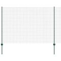 vidaXL Zvarené pletivo s podperami 10 x 1,6 m PVC potiahnutá oceľ