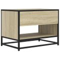 vidaXL TV skrinka dub sonoma 61x40x46 cm kompozitné drevo a kov