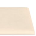 vidaXL Nástenné panely 12 ks krémové 30x15 cm zamat 0,54 m²