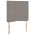 vidaXL Boxspring posteľ s matracom sivohnedý 120x200 cm látka