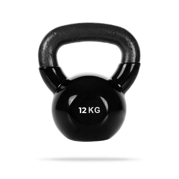Kettlebell čierny - GymBeam, 12 kg