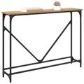 vidaXL Konzolový stôl Remeselný dub 102 x 23 x 75 cm Kompozitné drevo