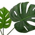 vidaXL Umelá Monstera rastlina Zelená 70 x 16 x 130 cm Látka a drevo