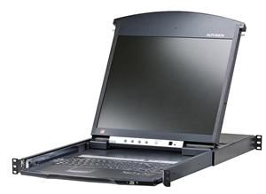 Aten 16-port Cat.5 KVM PS/2+USB, 19'' LCD, touch