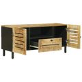 vidaXL Úložné skrine Prírodná 105 x 33 x 46 cm Masívne mango drevo