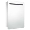 vidaXL LED kúpeľňová zrkadlová skrinka 60x11x80 cm