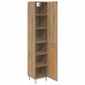 vidaXL Highboard Remeselný dub 34,5 x 34 x 90 cm Kompozitné drevo